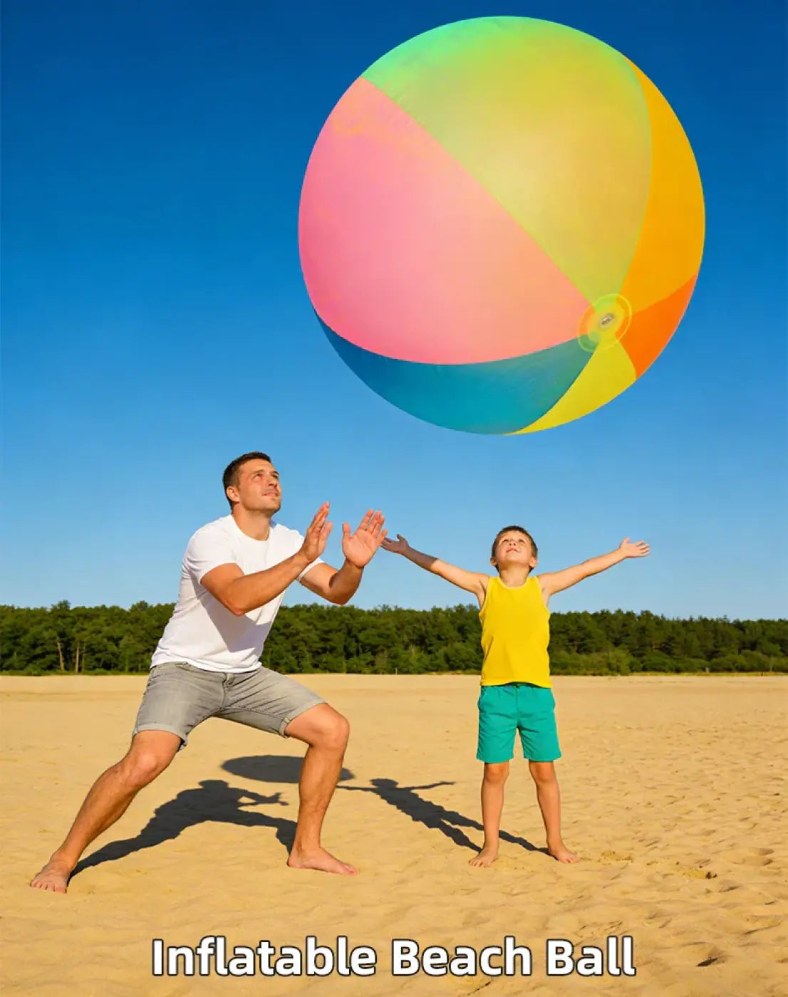The Ball Depot giant beach ball: Neon Inflatable Beach Ball