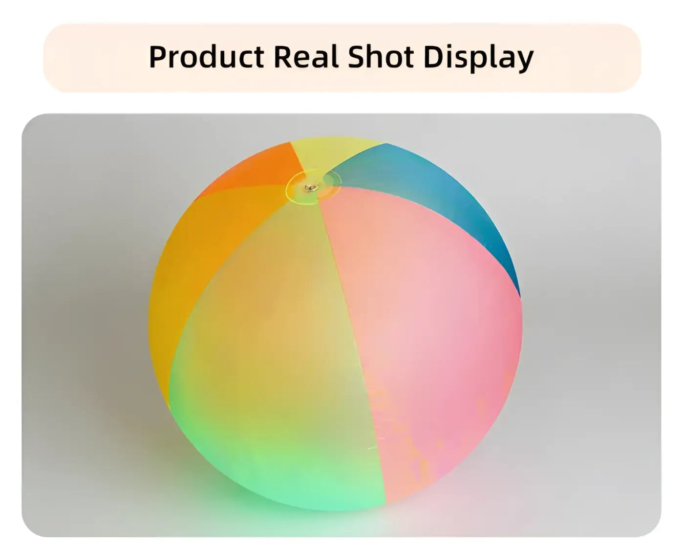 The Ball Depot giant beach ball: Neon Inflatable Beach Ball