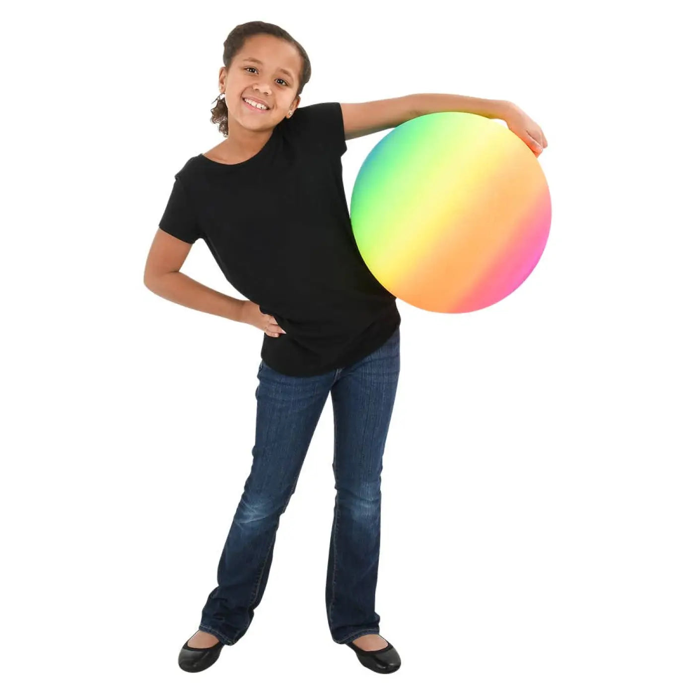 La Luna Bella - Toys playground balls: Neon Rainbow Playground Ball 16"