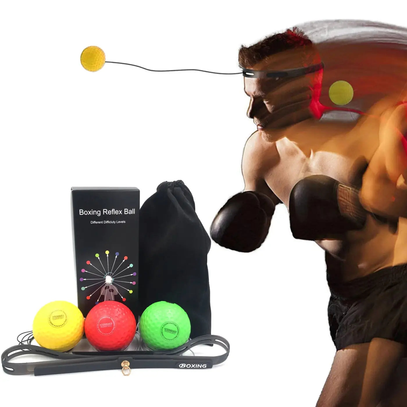 The Ball Depot boxing ball: New Head-mounted Boxing Reaction Ball