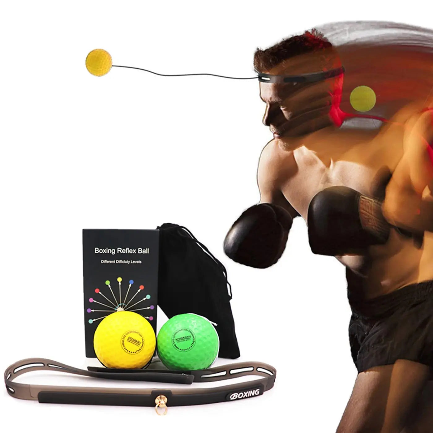 The Ball Depot boxing ball: New Head-mounted Boxing Reaction Ball