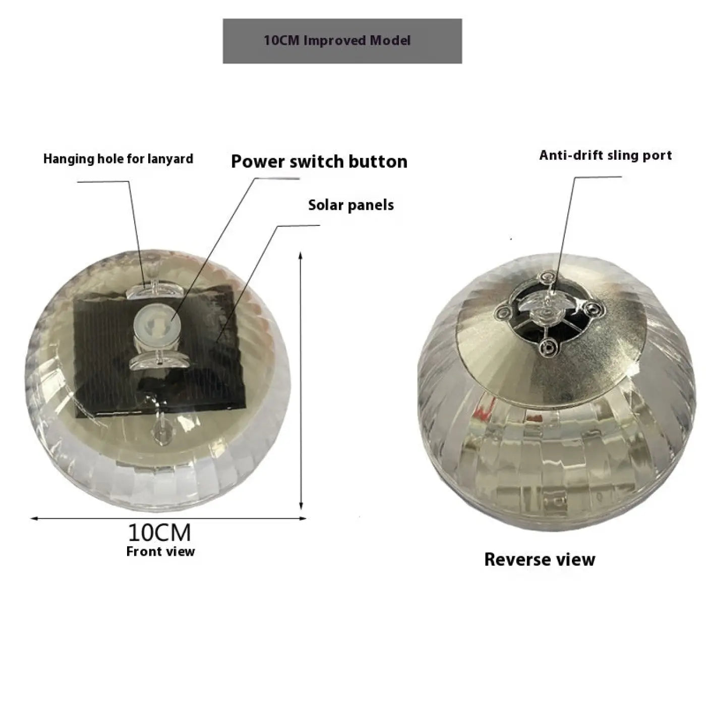 The Ball Depot decorative ball: New Solar Floating Magic Ball Lamp