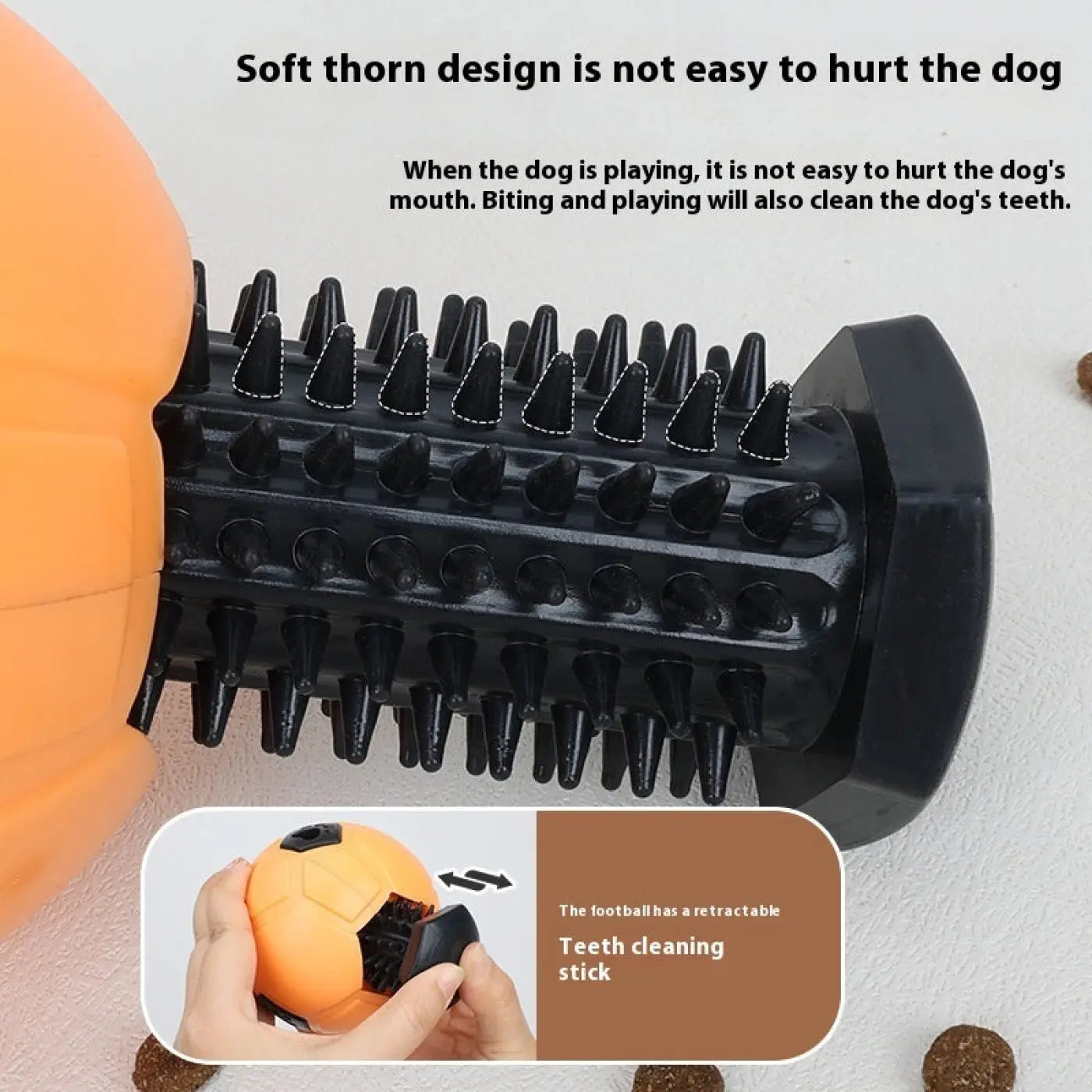 The Ball Depot dog ball: Nibbling Teeth Grinding Dog Ball