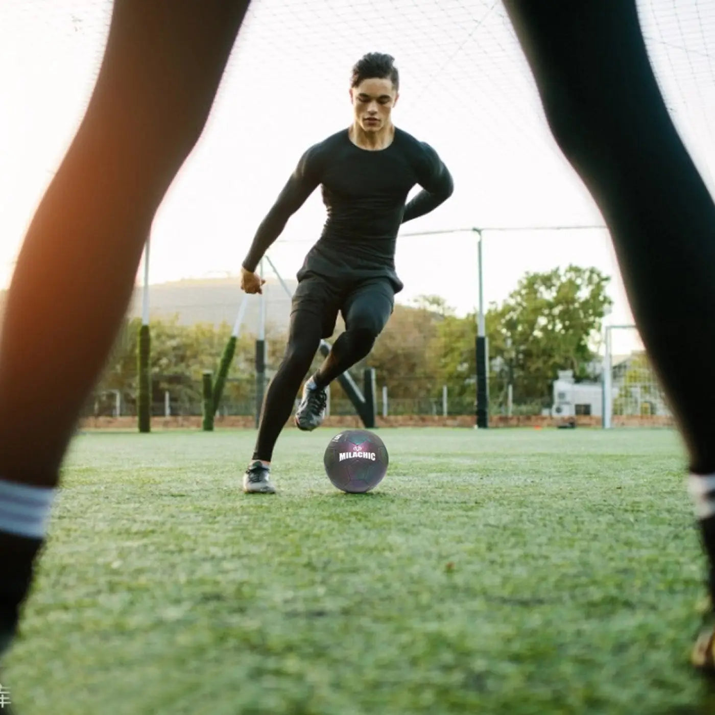 The Ball Depot soccer ball: No.4 And No.5 Glow Reflective Soccer Ball
