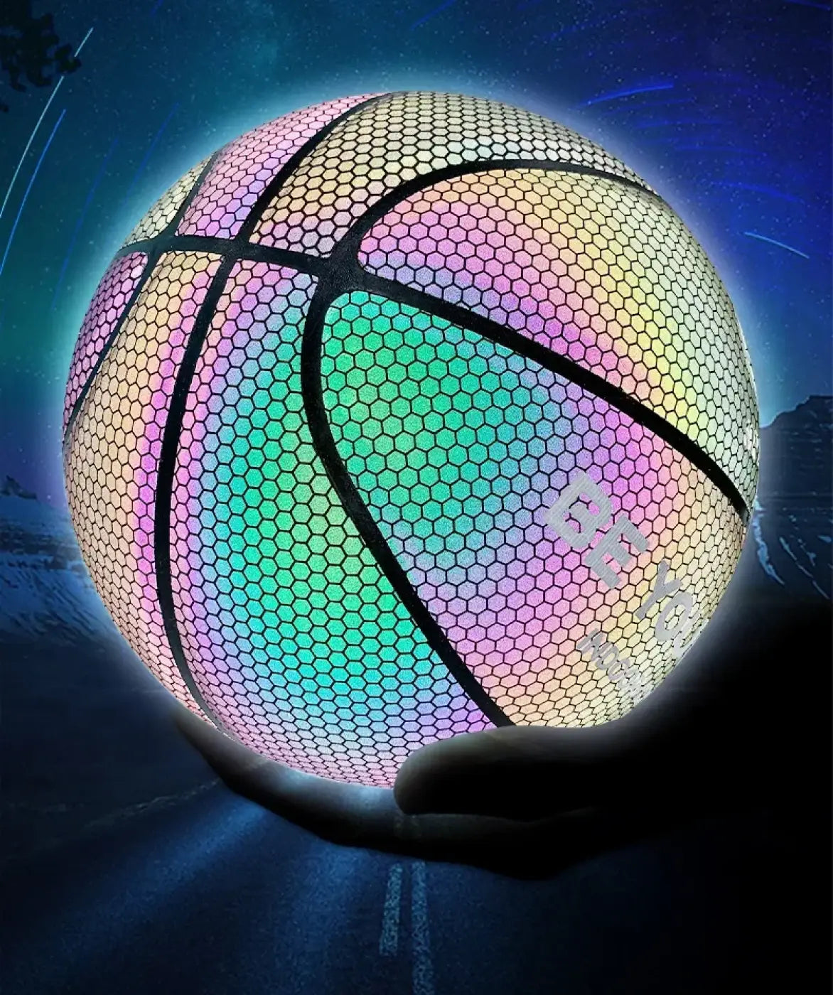 The Ball Depot basketball: Non Slip Glow Basketball