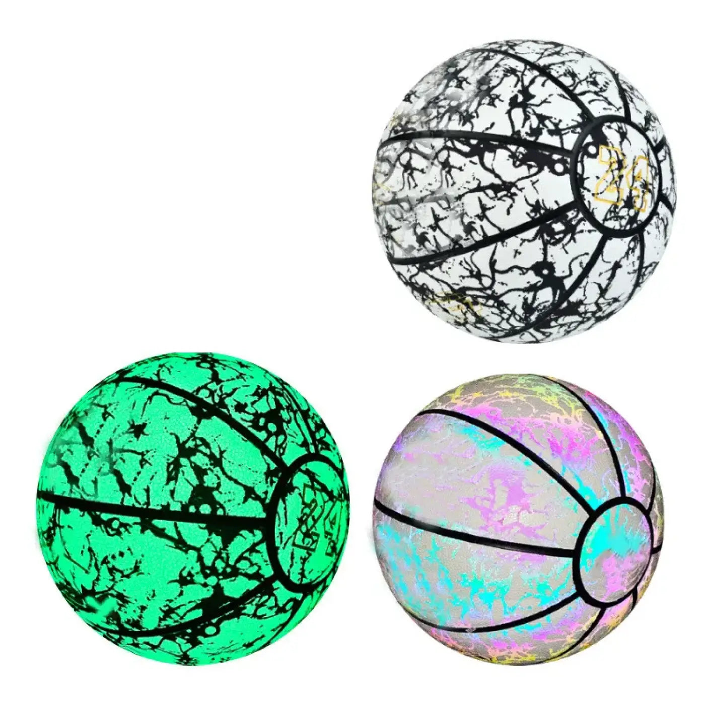 The Ball Depot basketball: Non Slip Glow Basketball