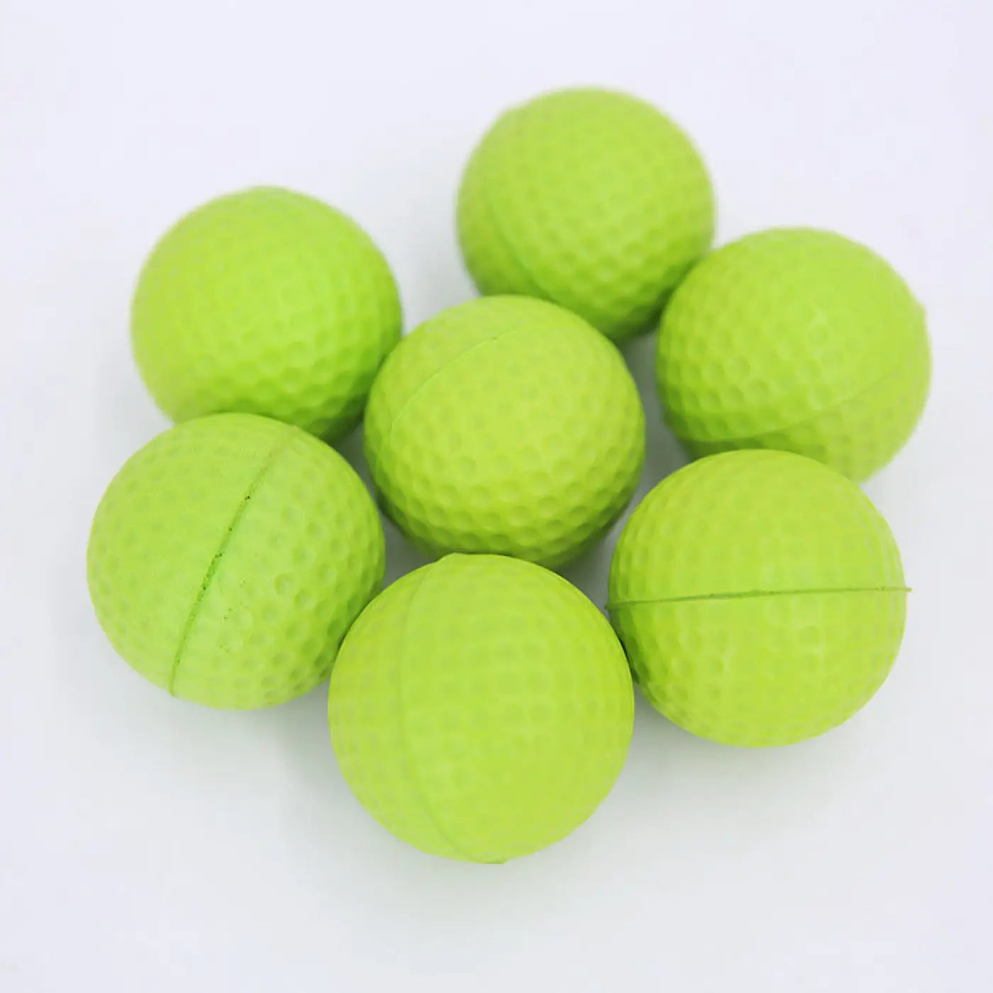 The Ball Depot golf ball: Novice EVA Green PU Golf Sponge Ball