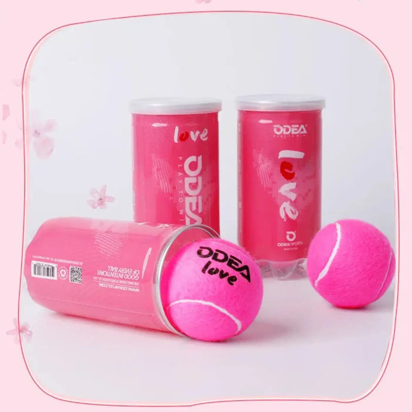 The Ball Depot tennis balls: ODEA Professional Tennis Pink Training Ball