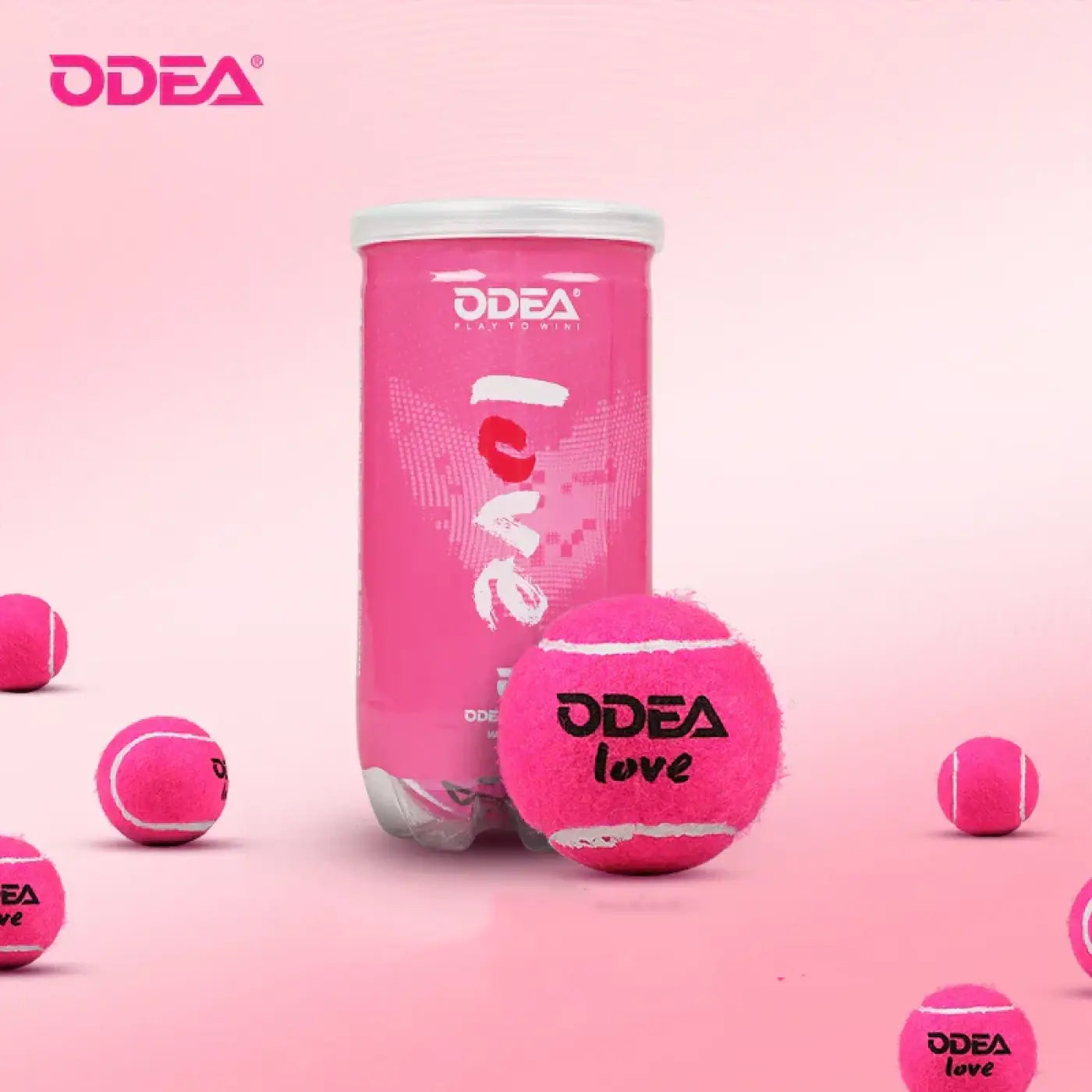 The Ball Depot tennis balls: ODEA Professional Tennis Pink Training Ball