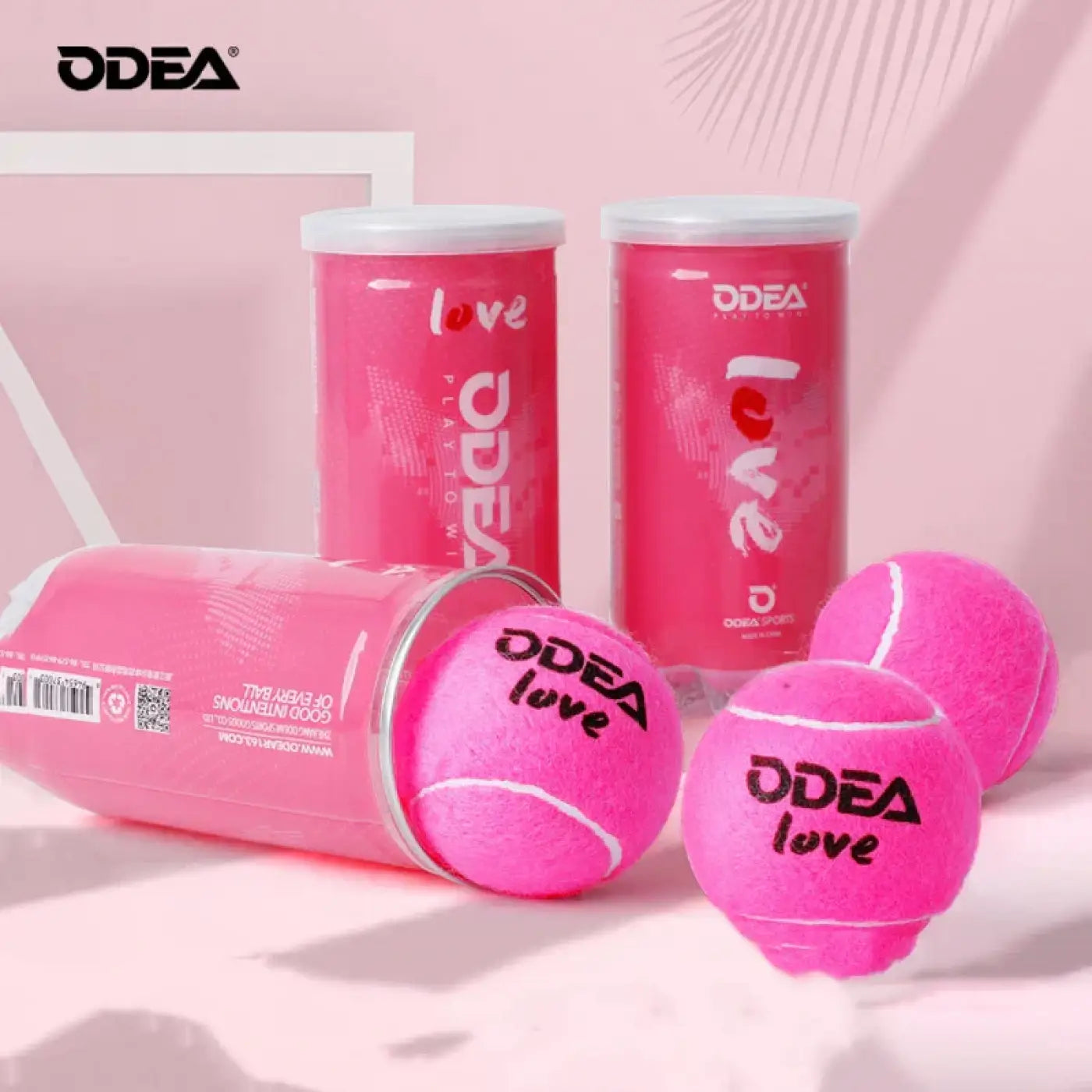 The Ball Depot tennis balls: ODEA Professional Tennis Pink Training Ball
