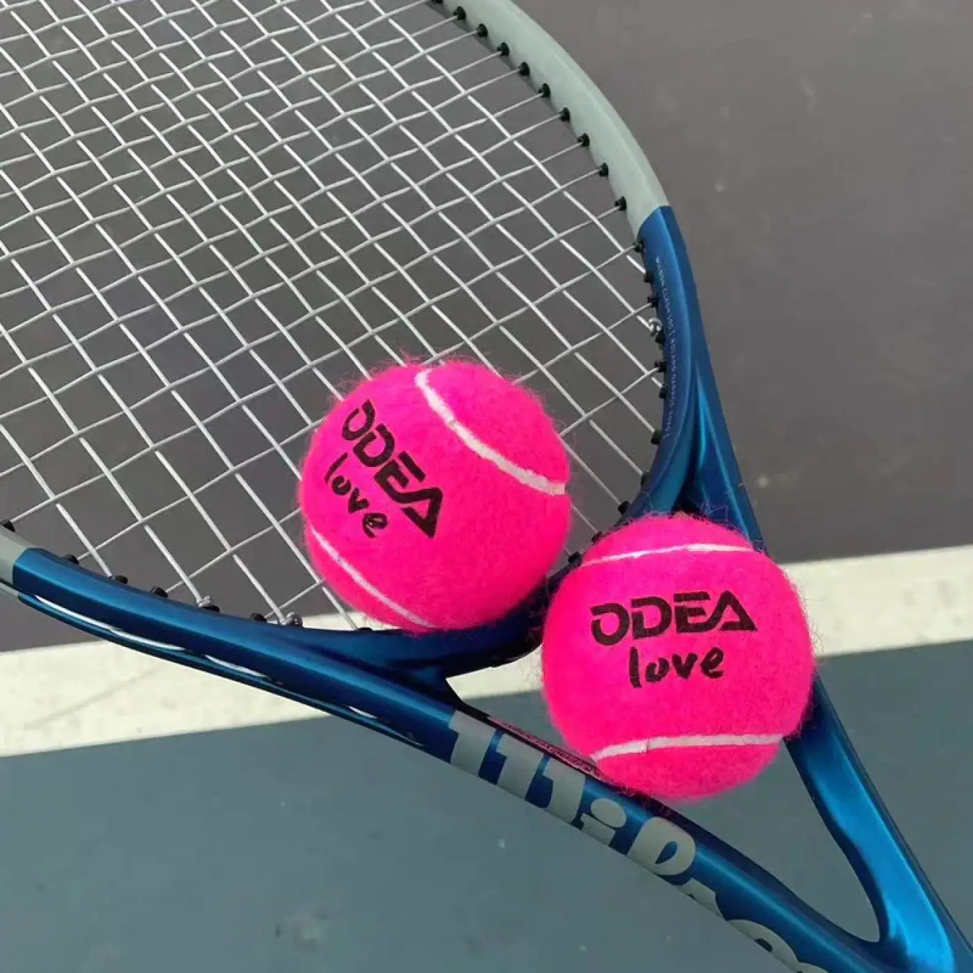 The Ball Depot tennis balls: ODEA Professional Tennis Pink Training Ball