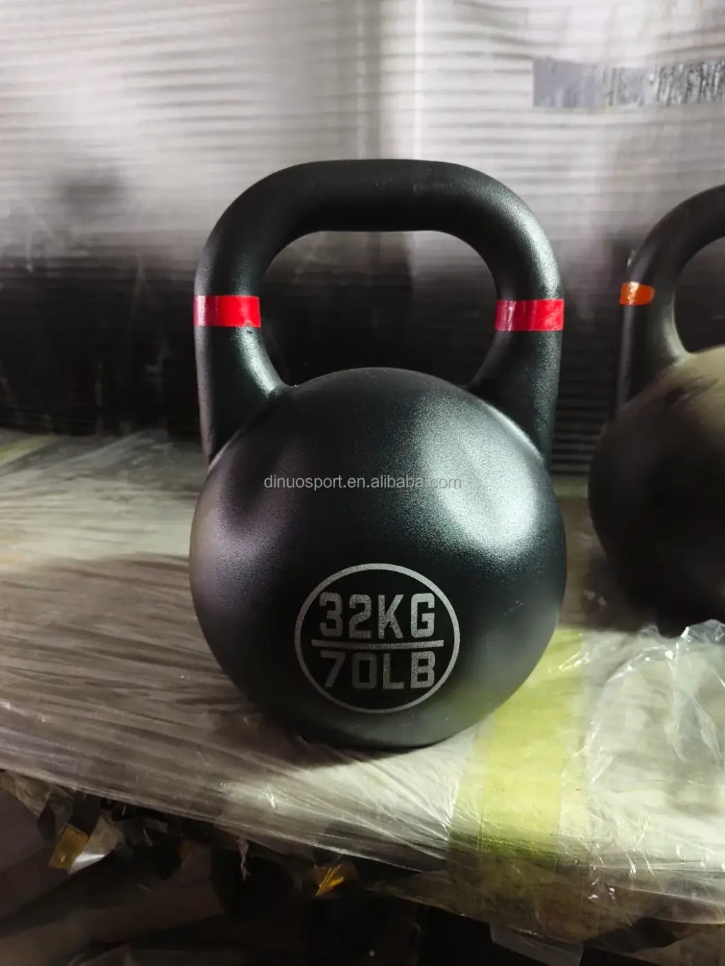 The Ball Depot : Oem Competition Style Cast Steel Kettlebell Up To 32kg Matte Black,anti-slip Coating For Kettlebell Swing & Snatch Strength Trai
