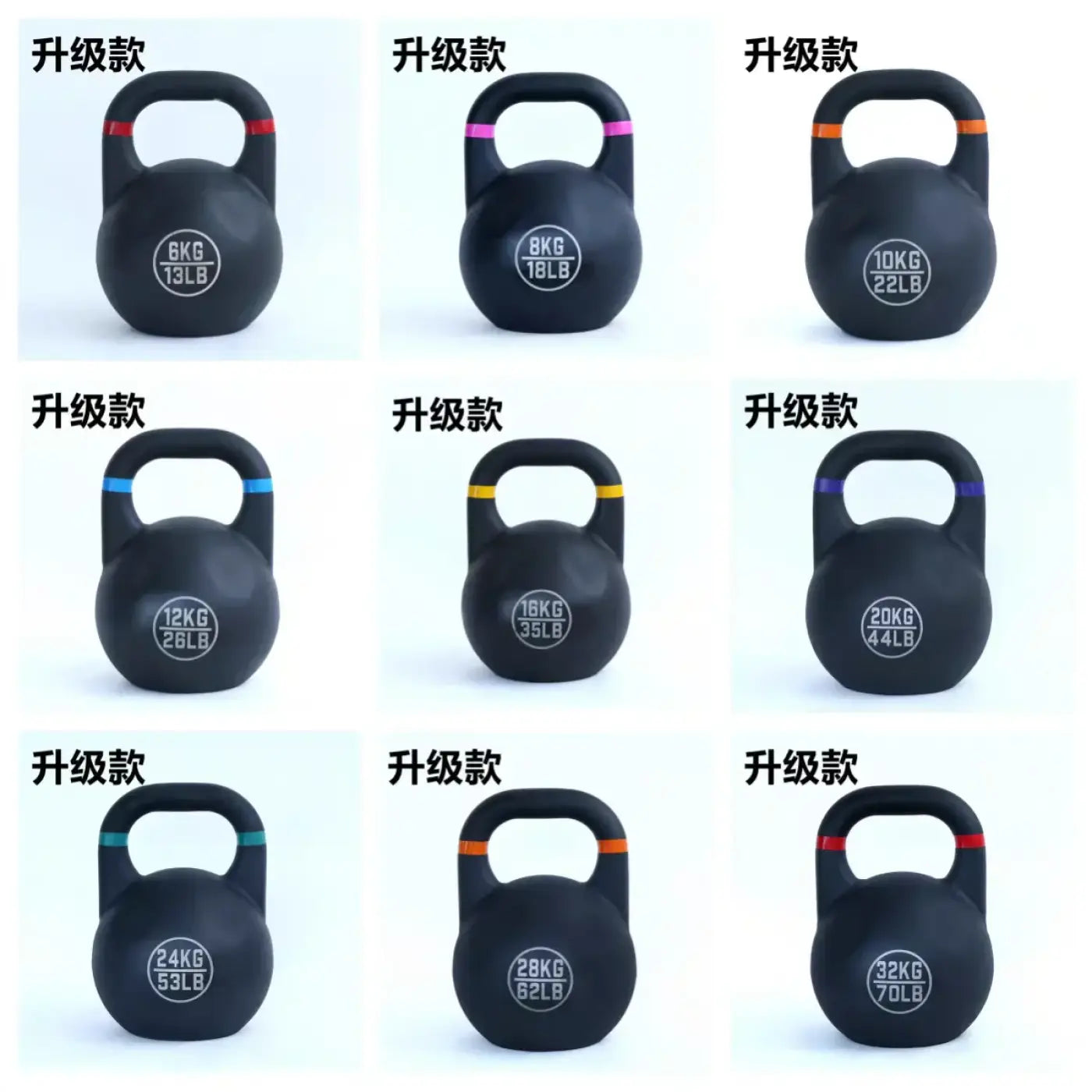 The Ball Depot : Oem Competition Style Cast Steel Kettlebell Up To 32kg Matte Black,anti-slip Coating For Kettlebell Swing & Snatch Strength Trai