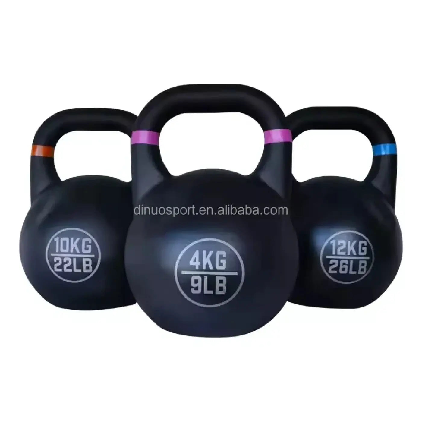 The Ball Depot : Oem Competition Style Cast Steel Kettlebell Up To 32kg Matte Black,anti-slip Coating For Kettlebell Swing & Snatch Strength Trai