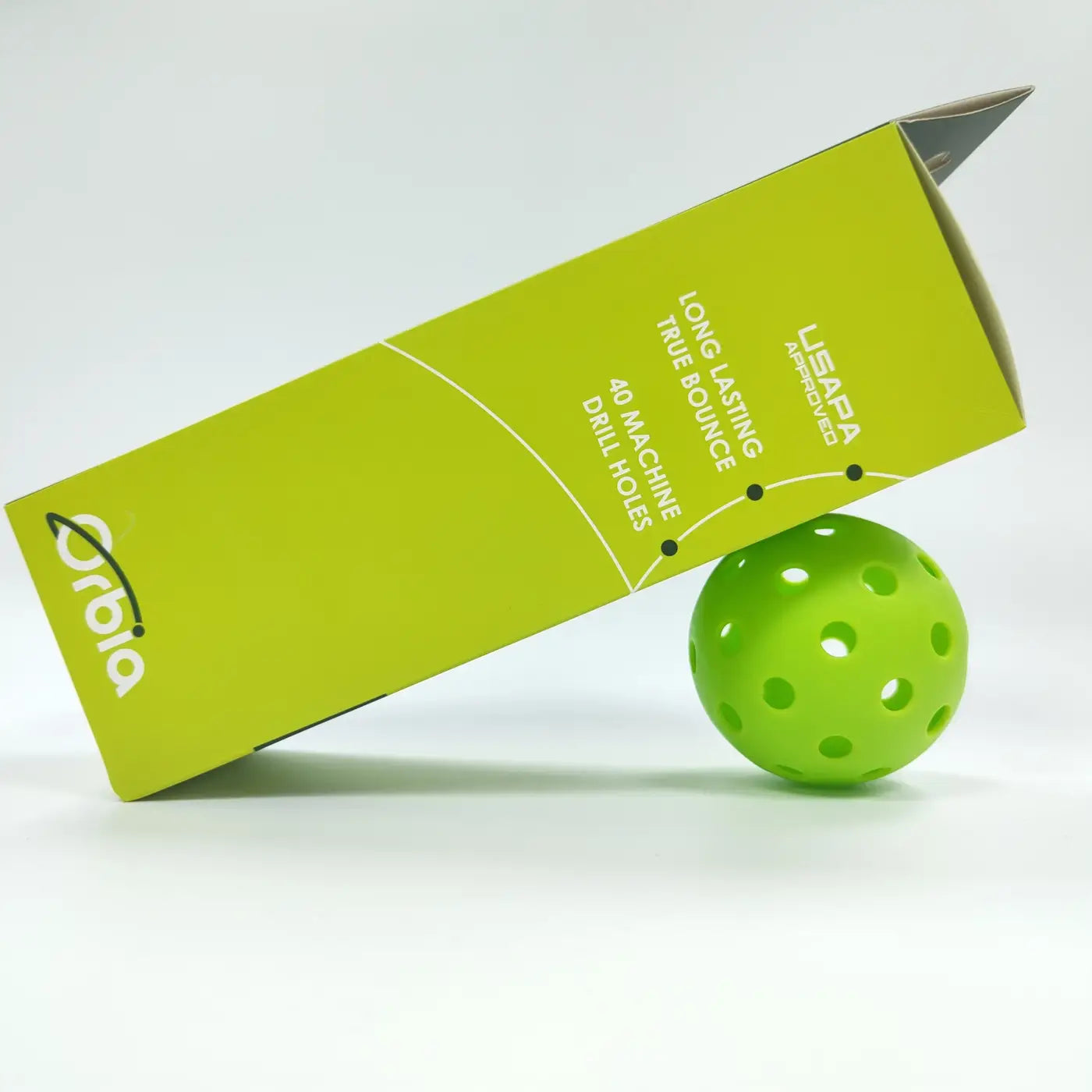 The Ball Depot : Orbia Sports 3Pcs Durable Pickleball Balls Outdoor 40 Holes Training Pickleball Accessories 74mm Standard Pickle Balls