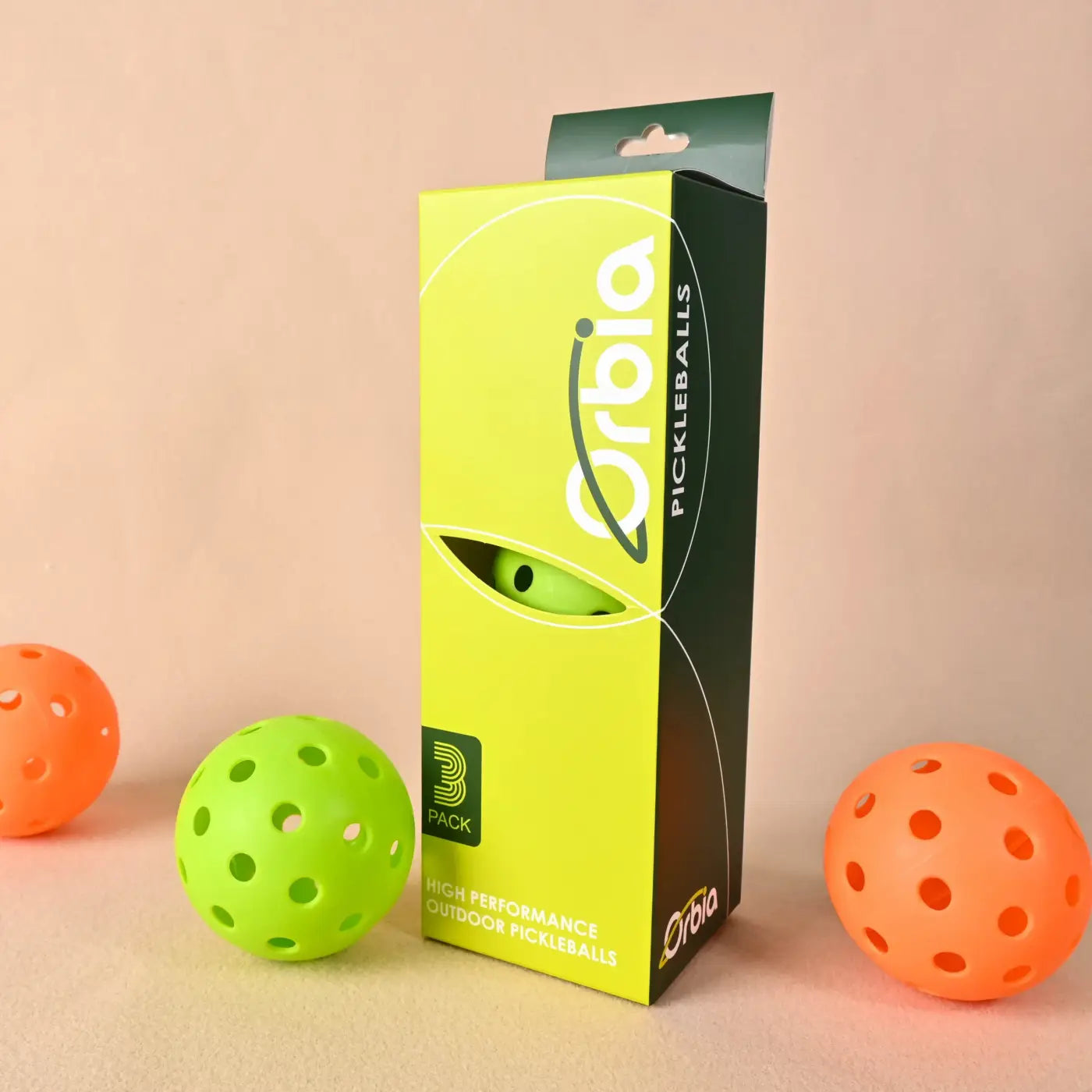The Ball Depot pickle ball: Orbia Sports 3Pcs Durable Pickleball Balls