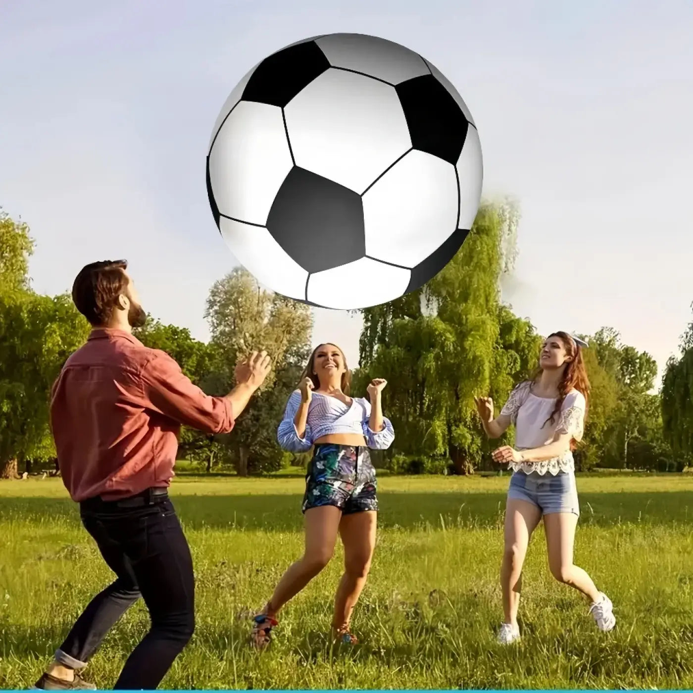The Ball Depot giant soccer ball: Outdoor Inflatable Giant Soccer Ball