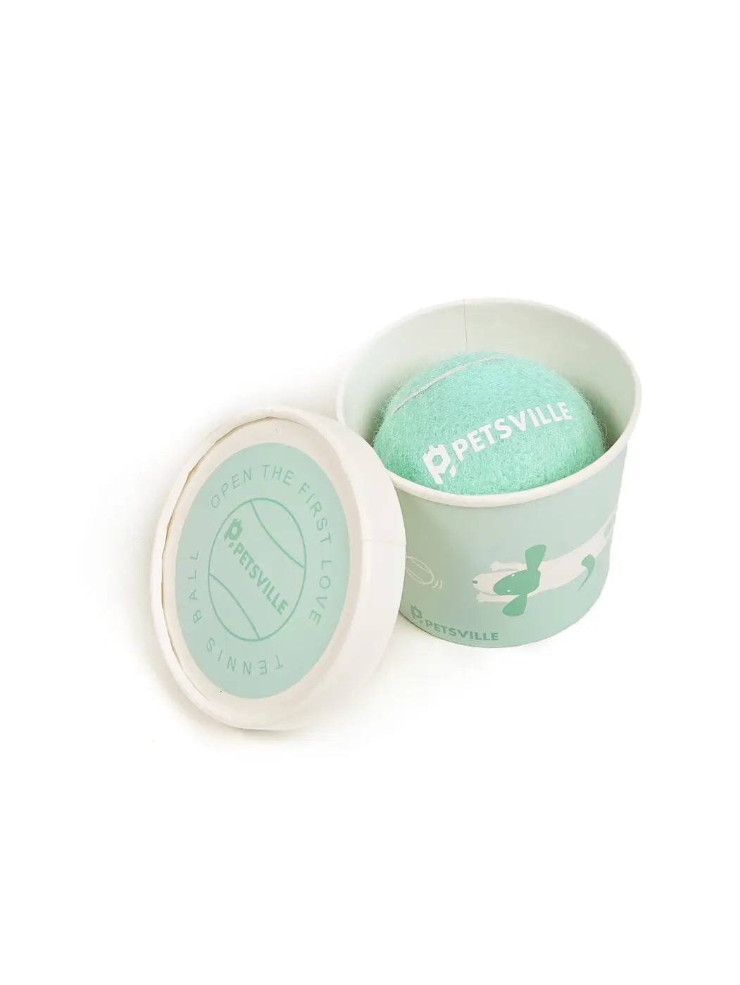 The Ball Depot dog ball: Outdoor Interactive Tennis Dog Ball