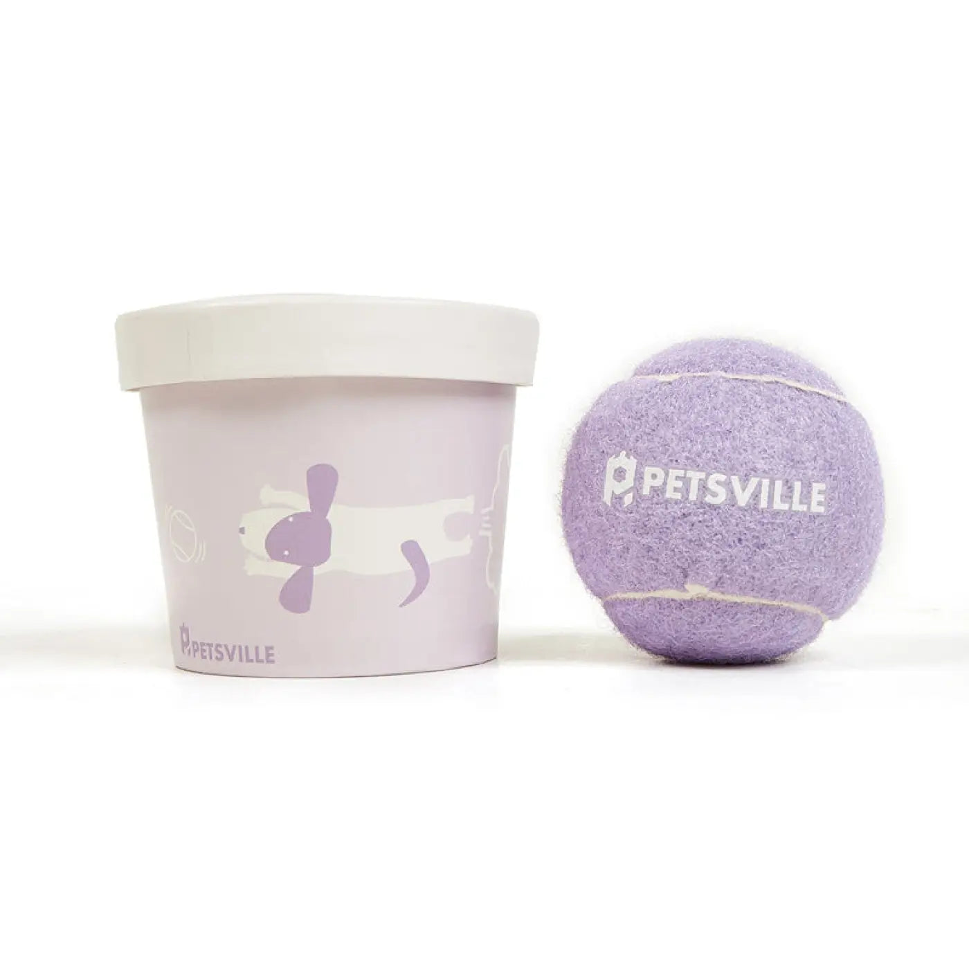 The Ball Depot dog ball: Outdoor Interactive Tennis Dog Ball