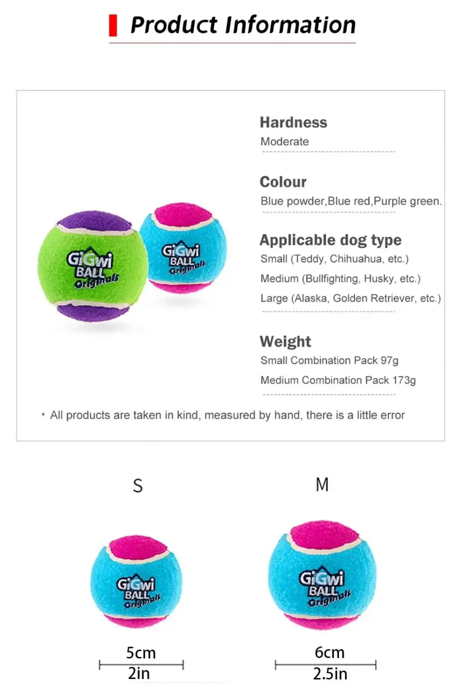 The Ball Depot dog balls: OUZEY 4Pcs/Set Pets Dog Squeaky Tennis Ball