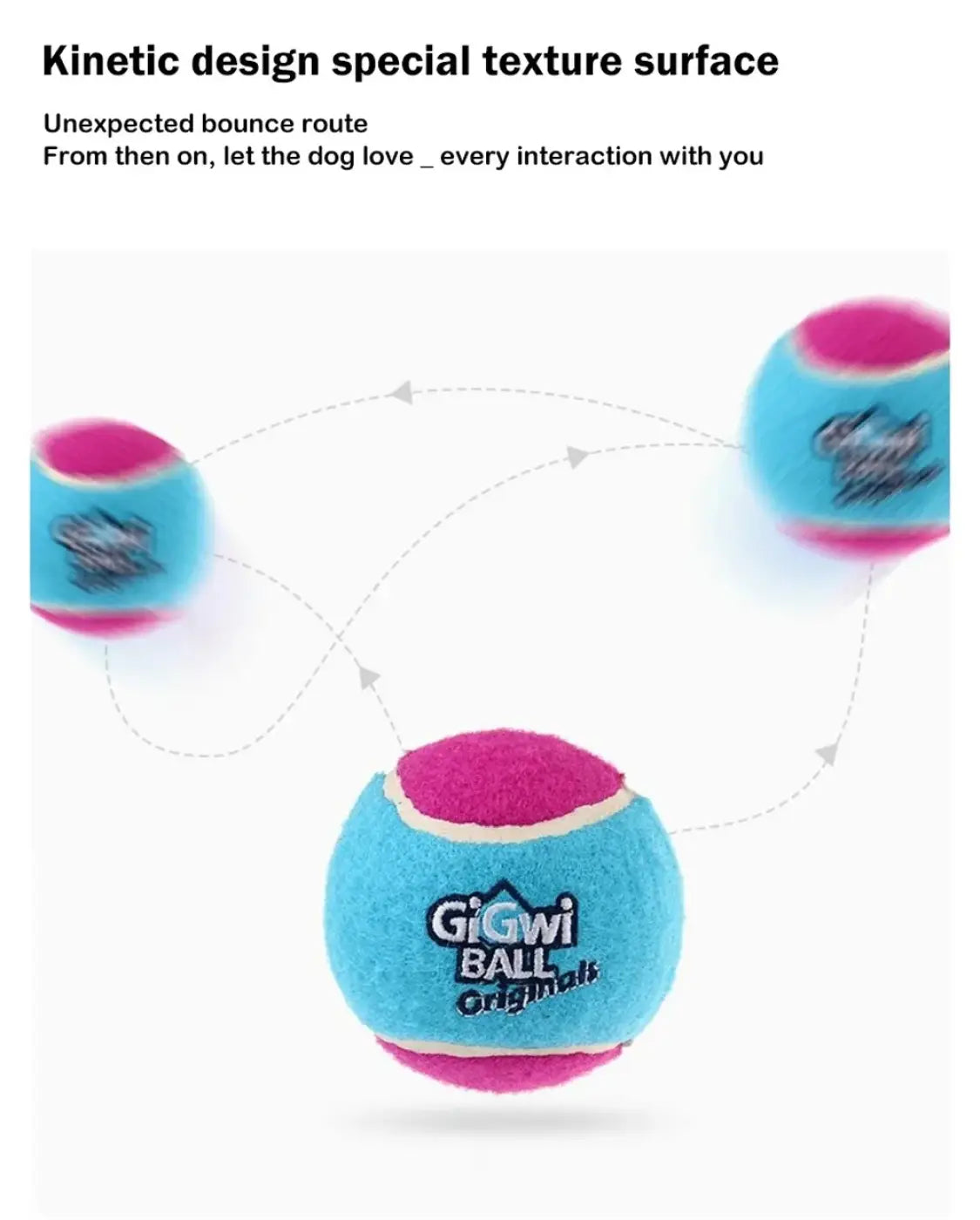 The Ball Depot dog balls: OUZEY 4Pcs/Set Pets Dog Squeaky Tennis Ball