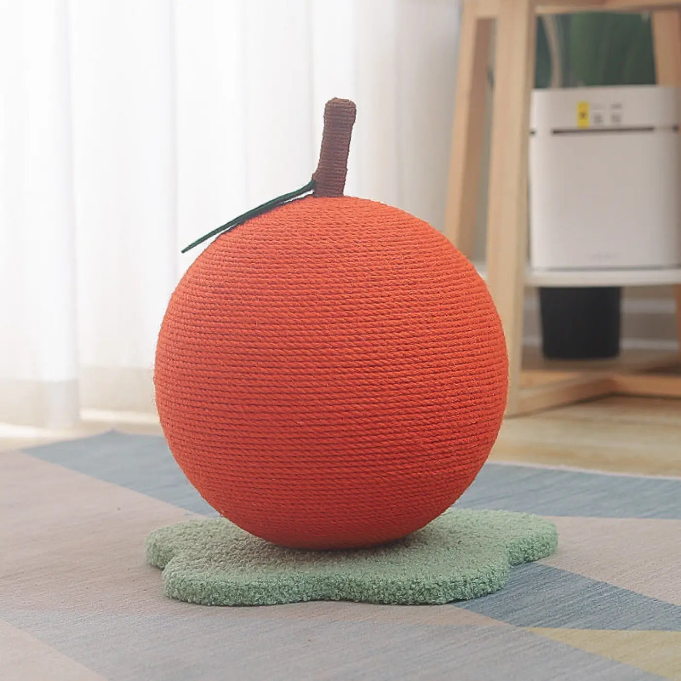 The Ball Depot cat toys: Oversized Ball Cat Scratch Hemp Board