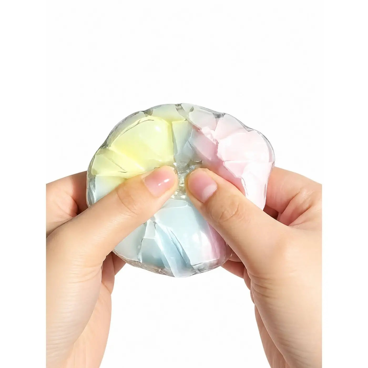 Love and Repeat squish ball: Pastel Wax Cracking Crispy Stress Ball