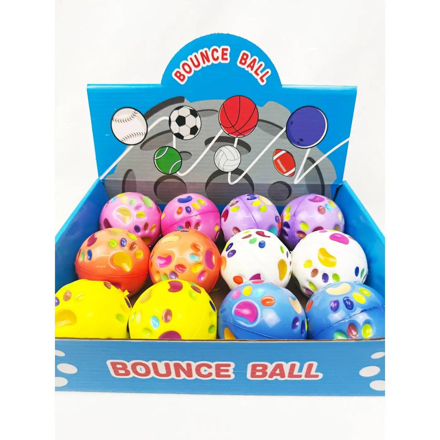 Love and Repeat bouncy balls: Paw Design Super High Bouncing Balls