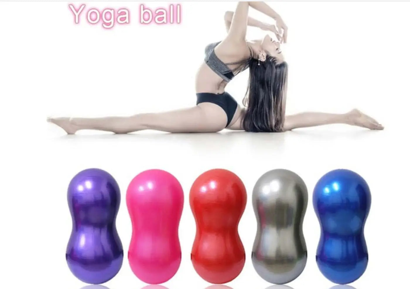 The Ball Depot yoga ball: Peanut Yoga Ball