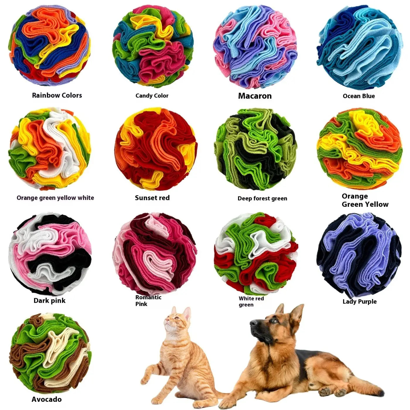 The Ball Depot Cat Balls: Pet Sniffing Toy Ball