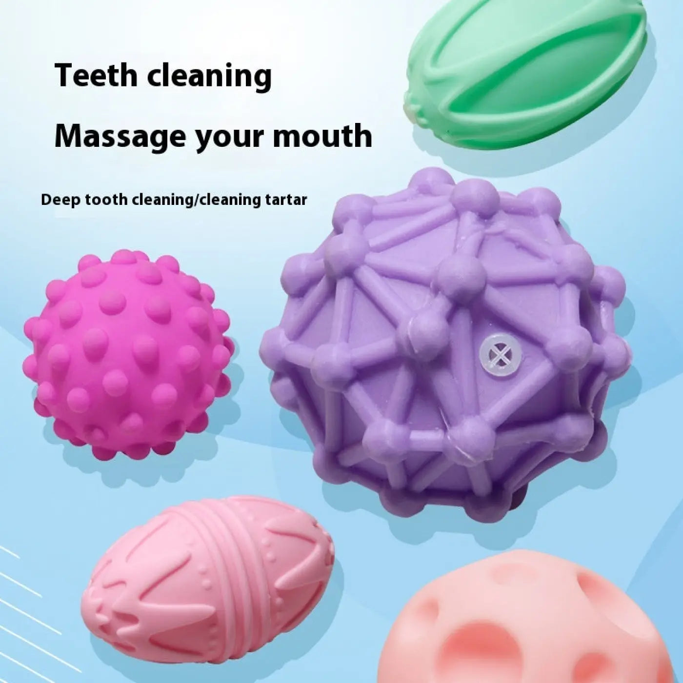 The Ball Depot dog ball: Pet Sound Rubber Simulation Bite-resistant Ball