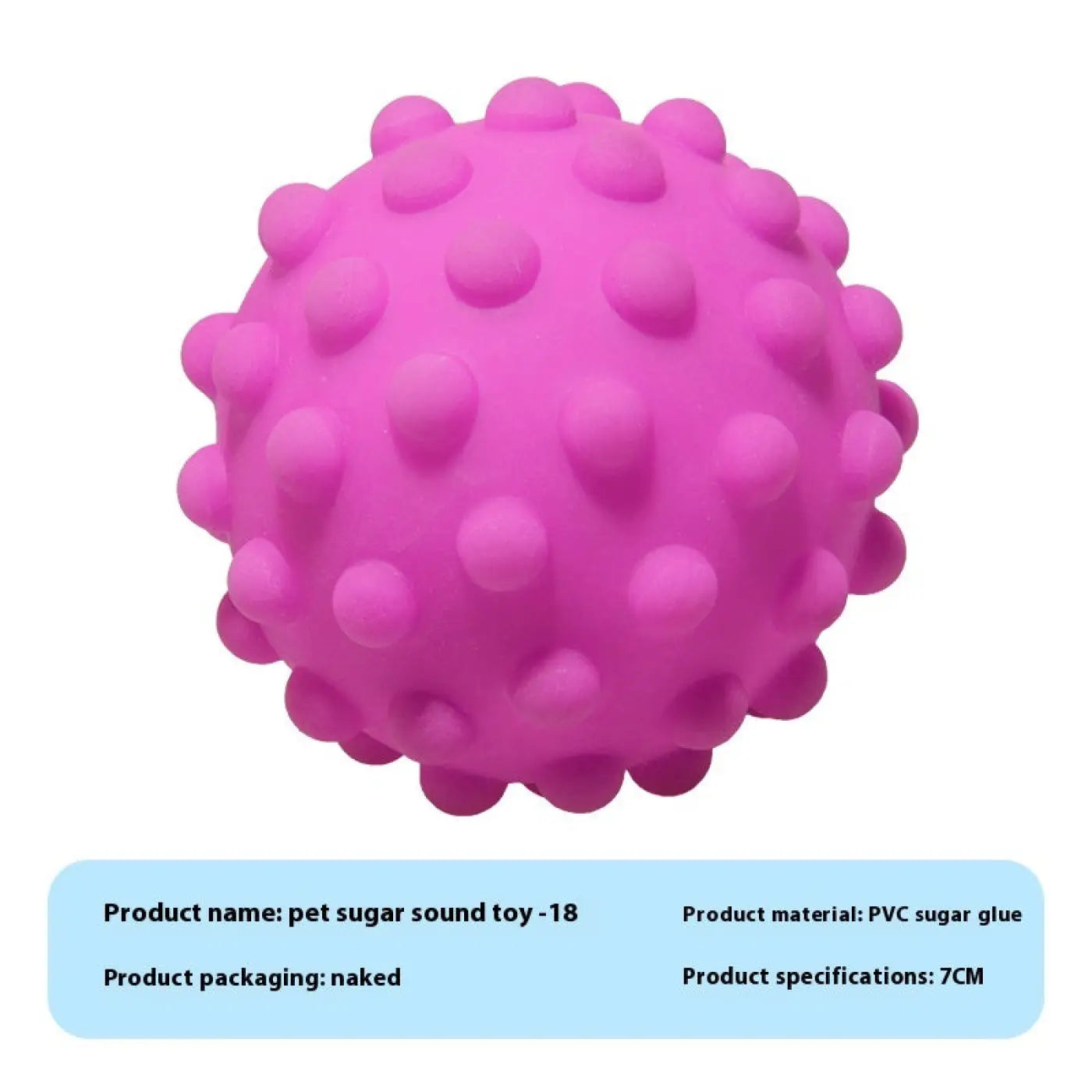 The Ball Depot dog ball: Pet Sound Rubber Simulation Bite-resistant Ball