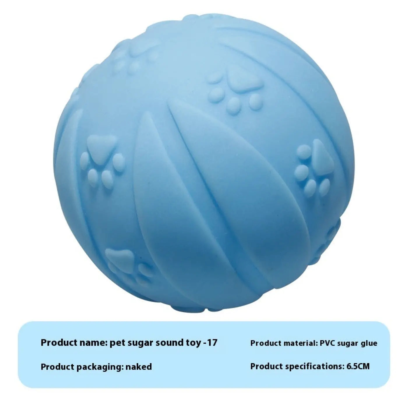 The Ball Depot dog ball: Pet Sound Rubber Simulation Bite-resistant Ball