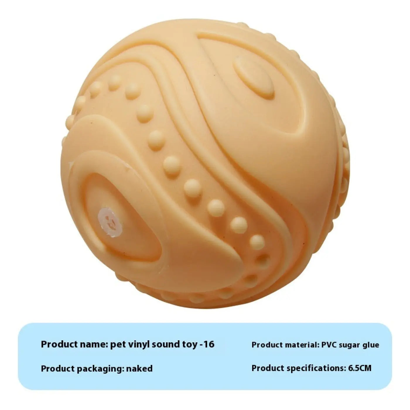The Ball Depot dog ball: Pet Sound Rubber Simulation Bite-resistant Ball