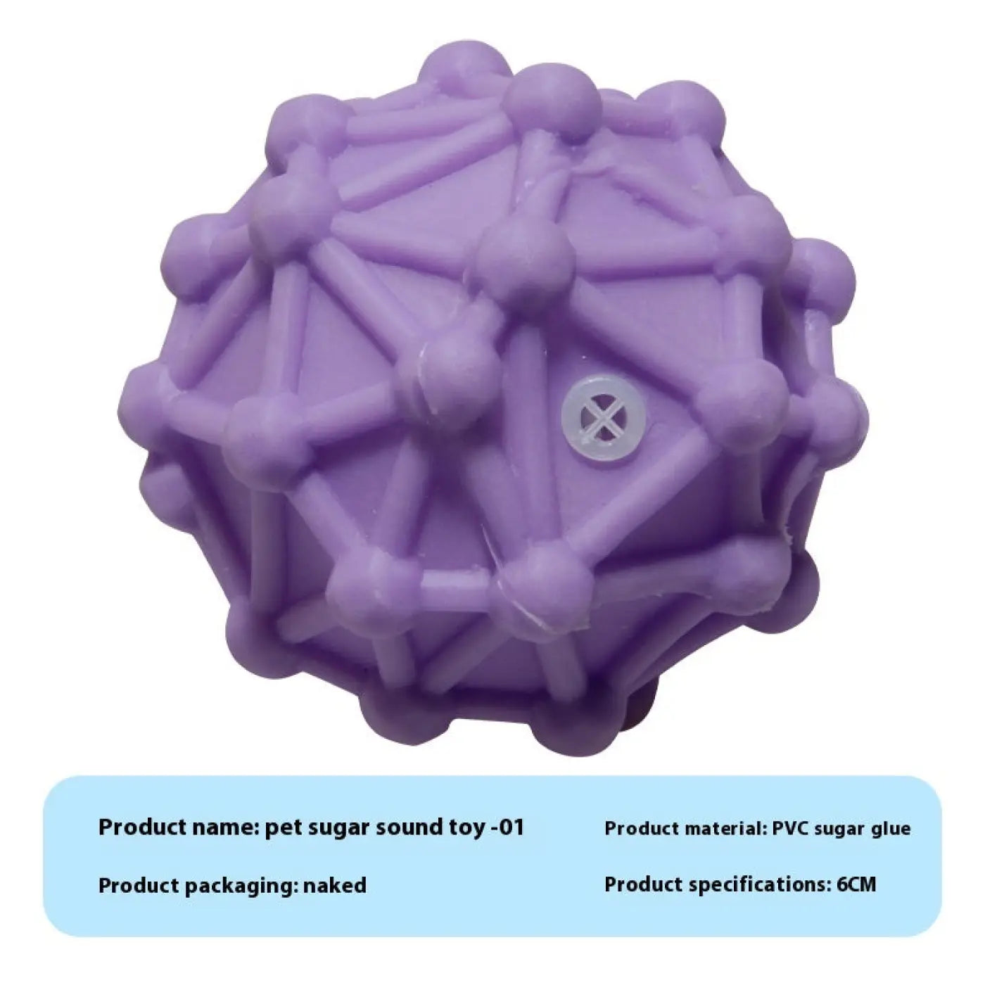 The Ball Depot dog ball: Pet Sound Rubber Simulation Bite-resistant Ball