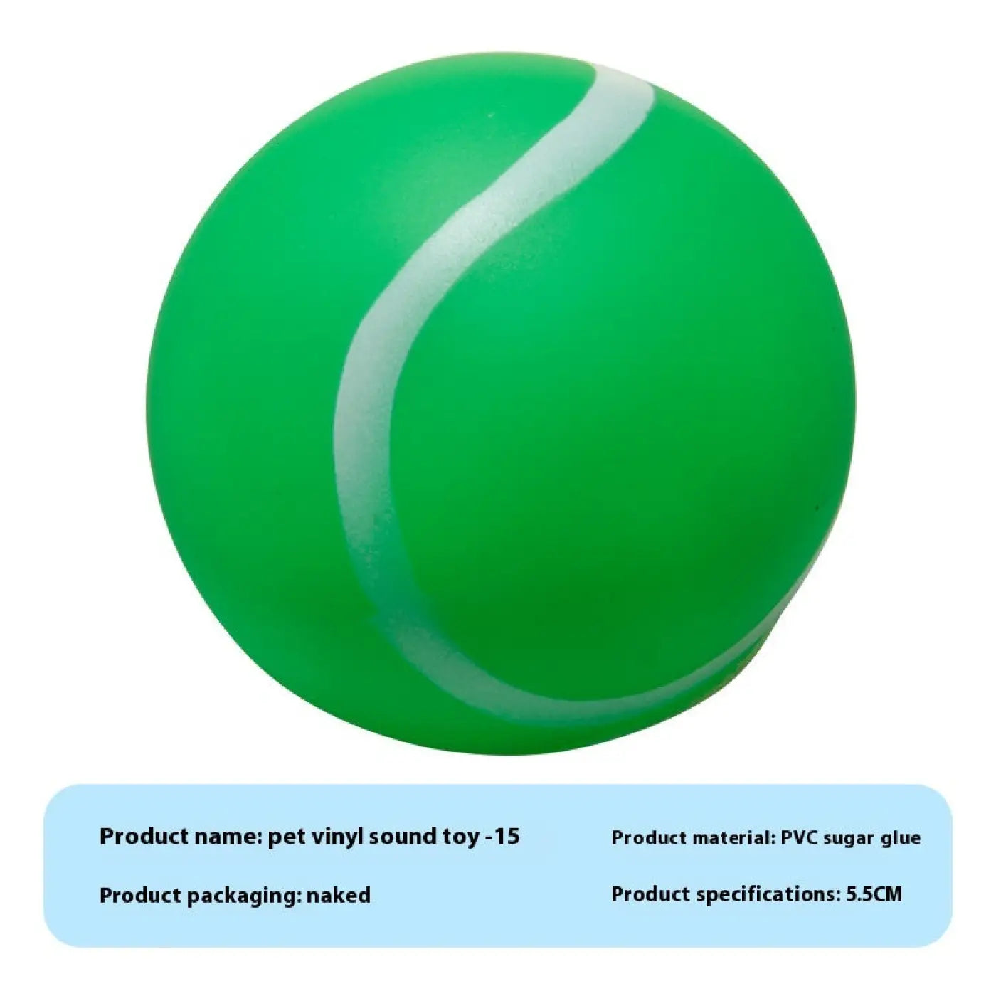 The Ball Depot dog ball: Pet Sound Rubber Simulation Bite-resistant Ball
