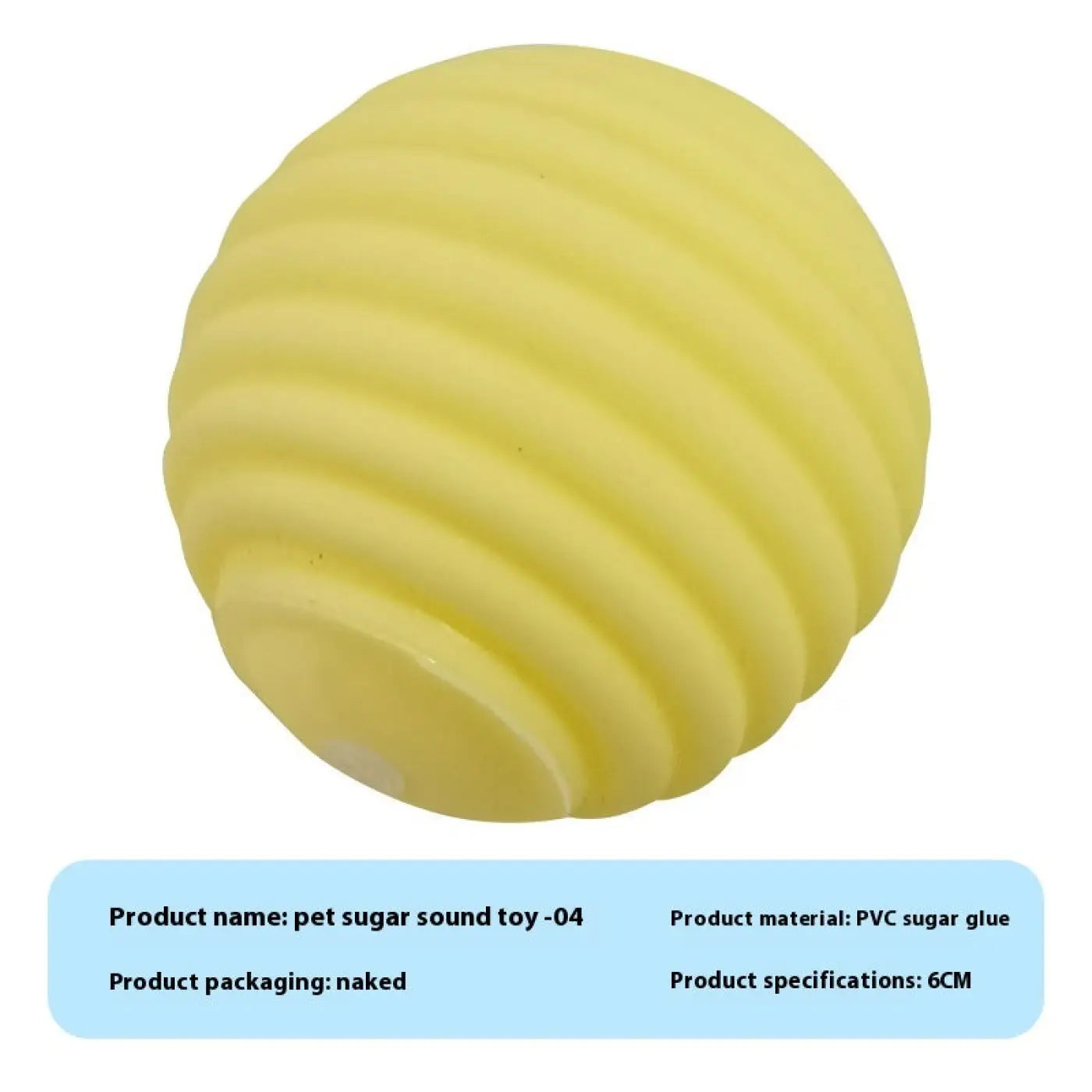 The Ball Depot dog ball: Pet Sound Rubber Simulation Bite-resistant Ball