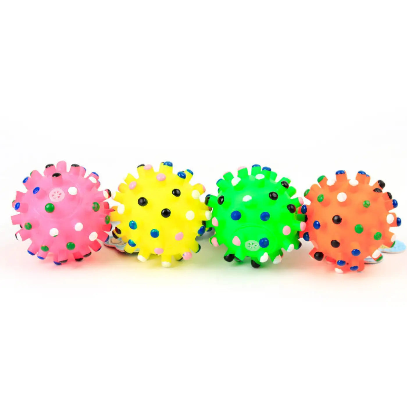 The Ball Depot dog ball: Pet Sounding Vinyl Thorn Bite Resistant Ball
