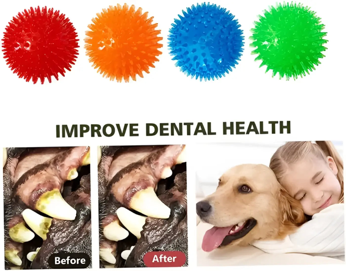 The Ball Depot dog Balls: Petizer 3-Pack Squeaky Dog Ball