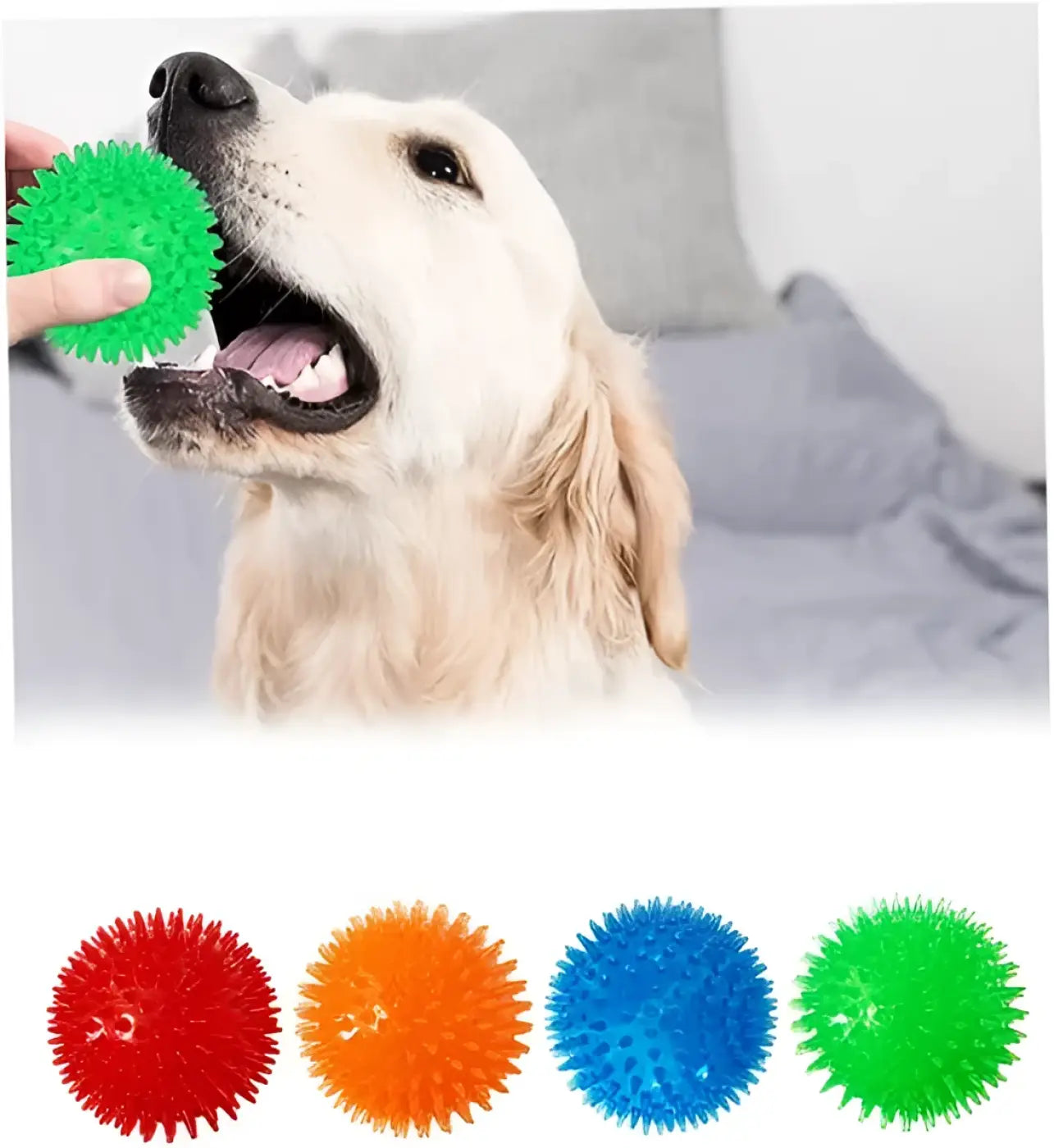 The Ball Depot dog Balls: Petizer 3-Pack Squeaky Dog Ball