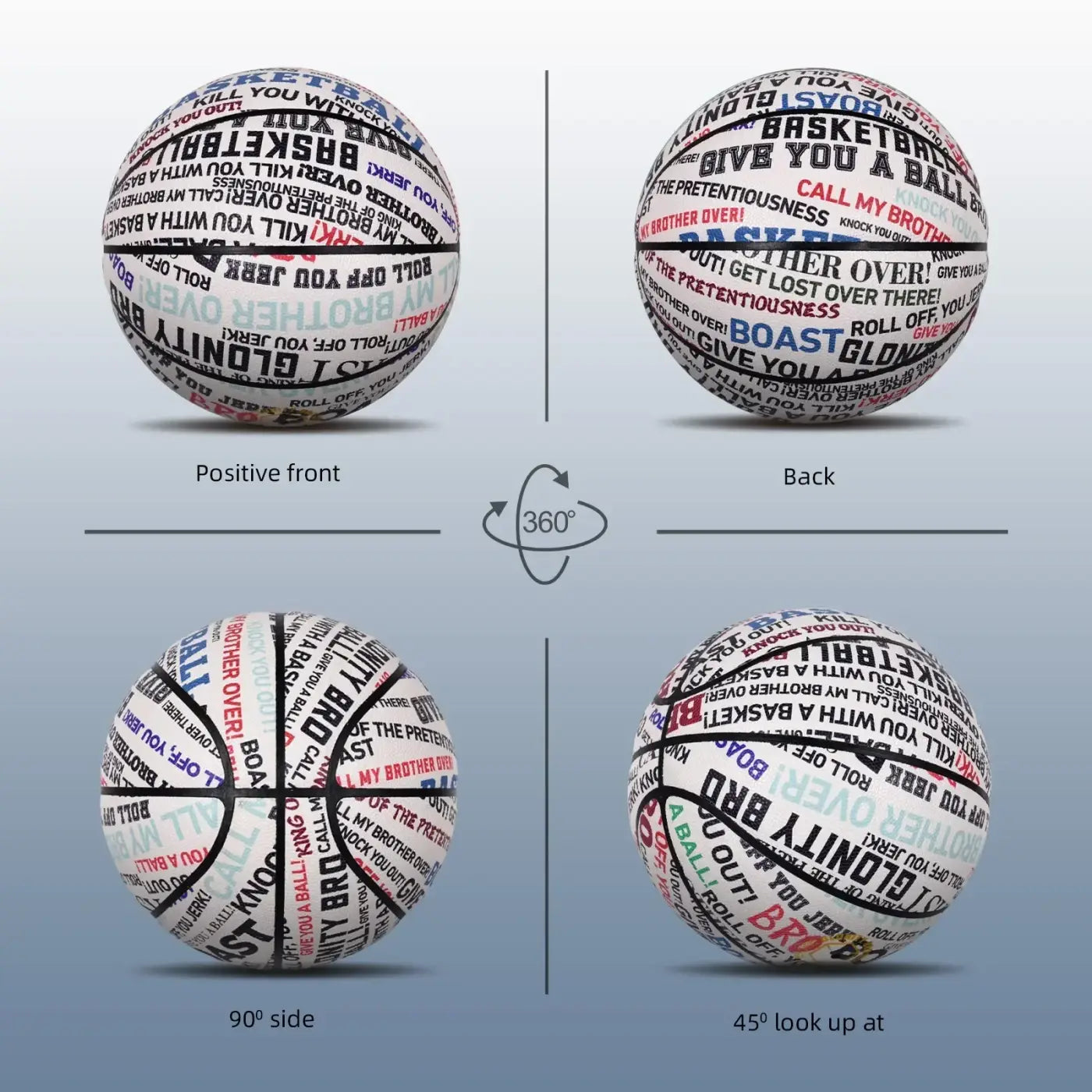 The Ball Depot basketball: Pink/White Color-changing Basketball