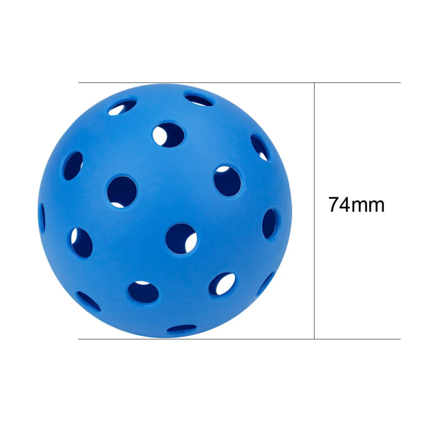 The Ball Depot picket balls: Plastic Pickleball Weifu Holed Balls