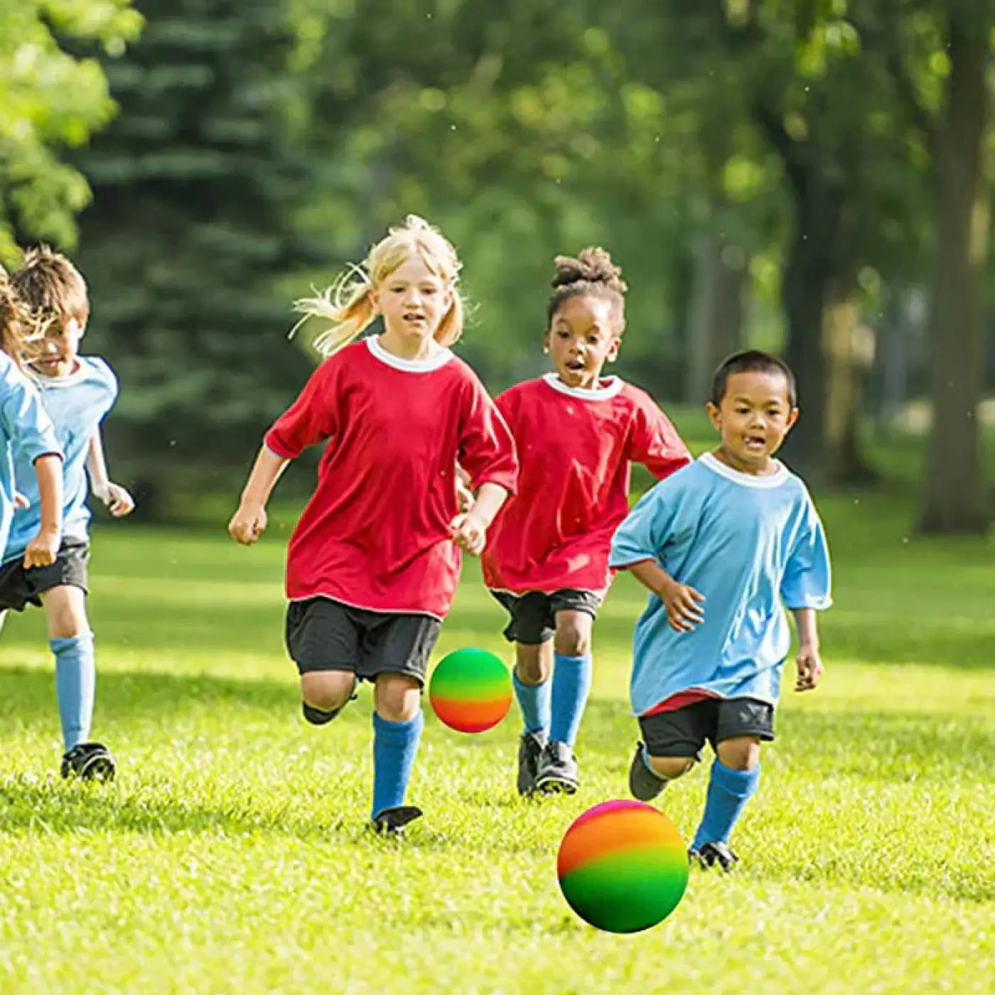 The Ball Depot : Playground Rainbow Kickballs