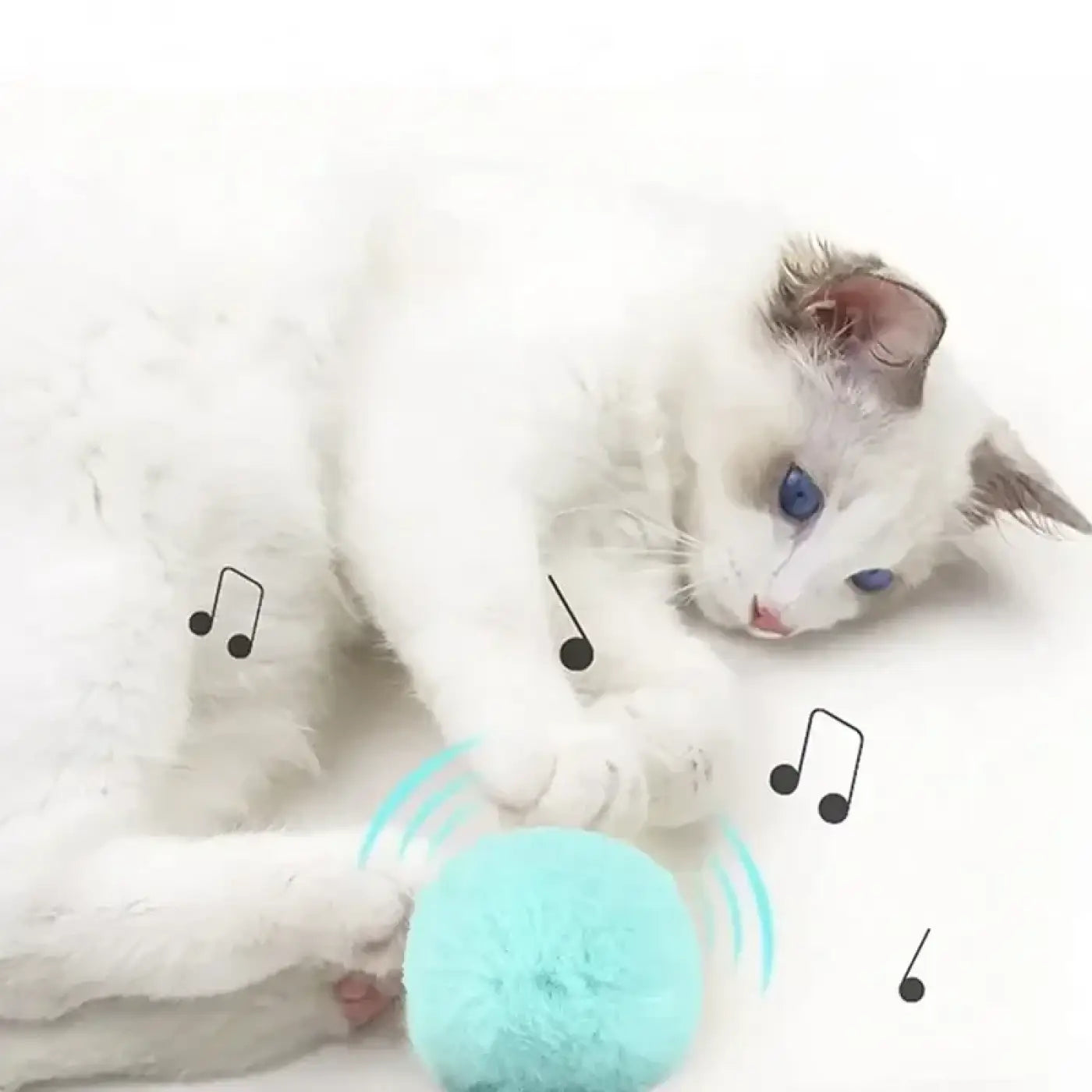 The Ball Depot Cat Balls: Plush Interactive Cat Toy Ball