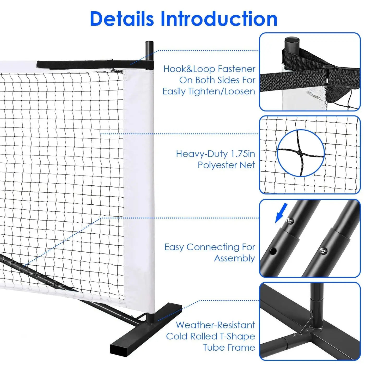 The Ball Depot ball game set: Portable Pickleball Net Set