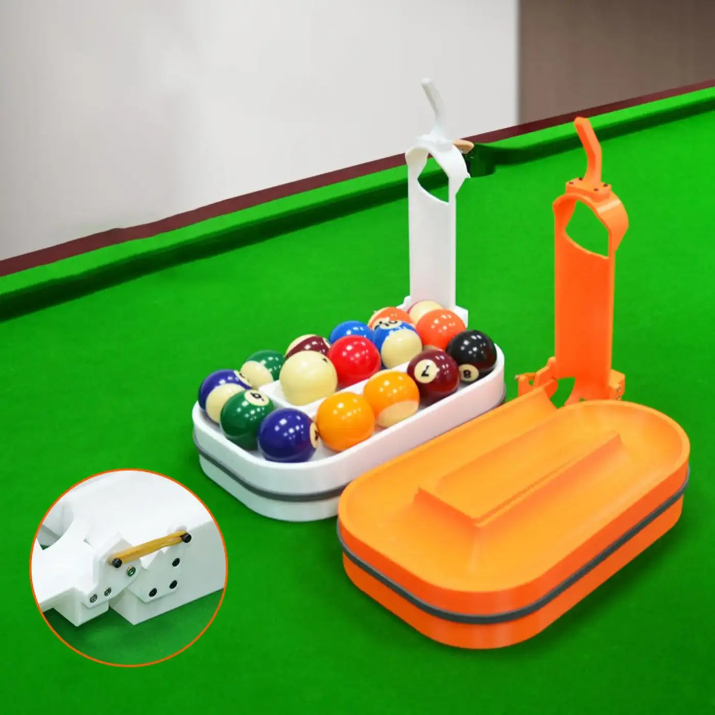 Precision Pool Ball Rack ABS Plastic Billiards Setter