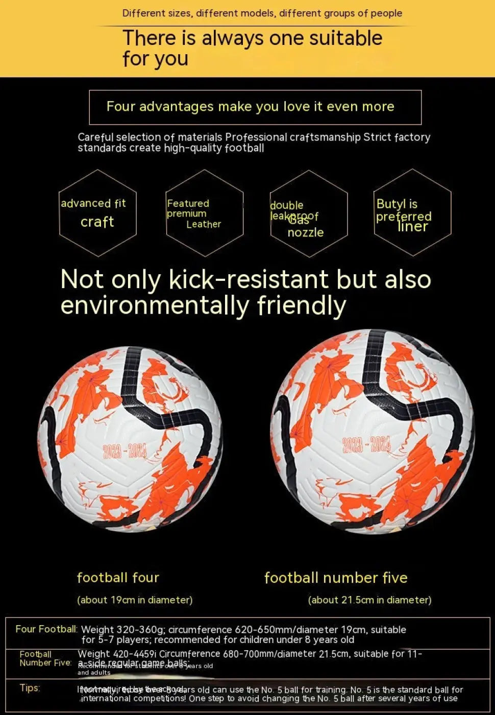 The Ball Depot soccer ball: Premier League Soccer Training Ball