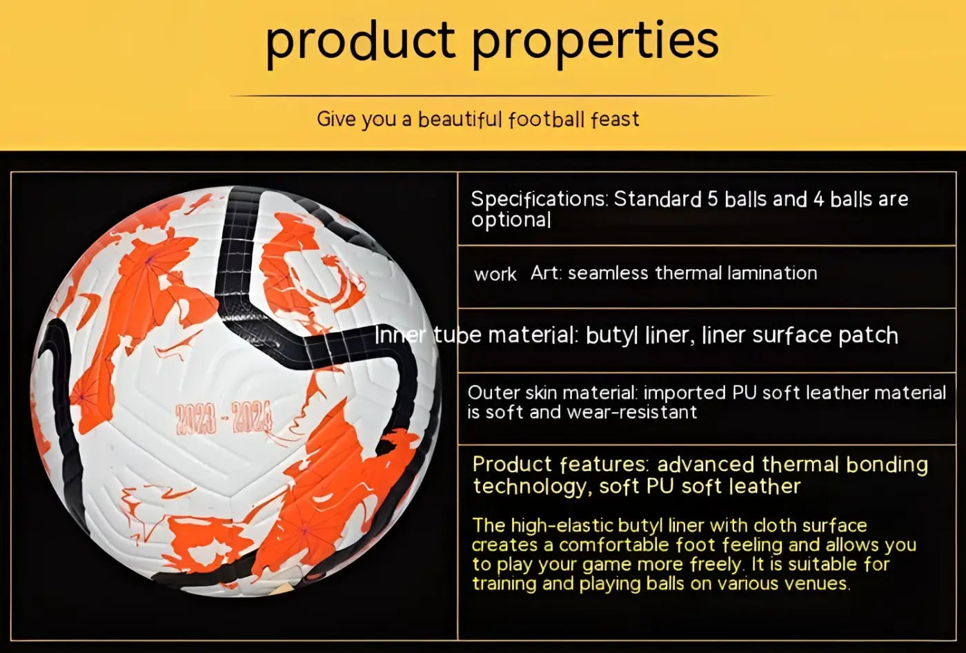 The Ball Depot soccer ball: Premier League Soccer Training Ball
