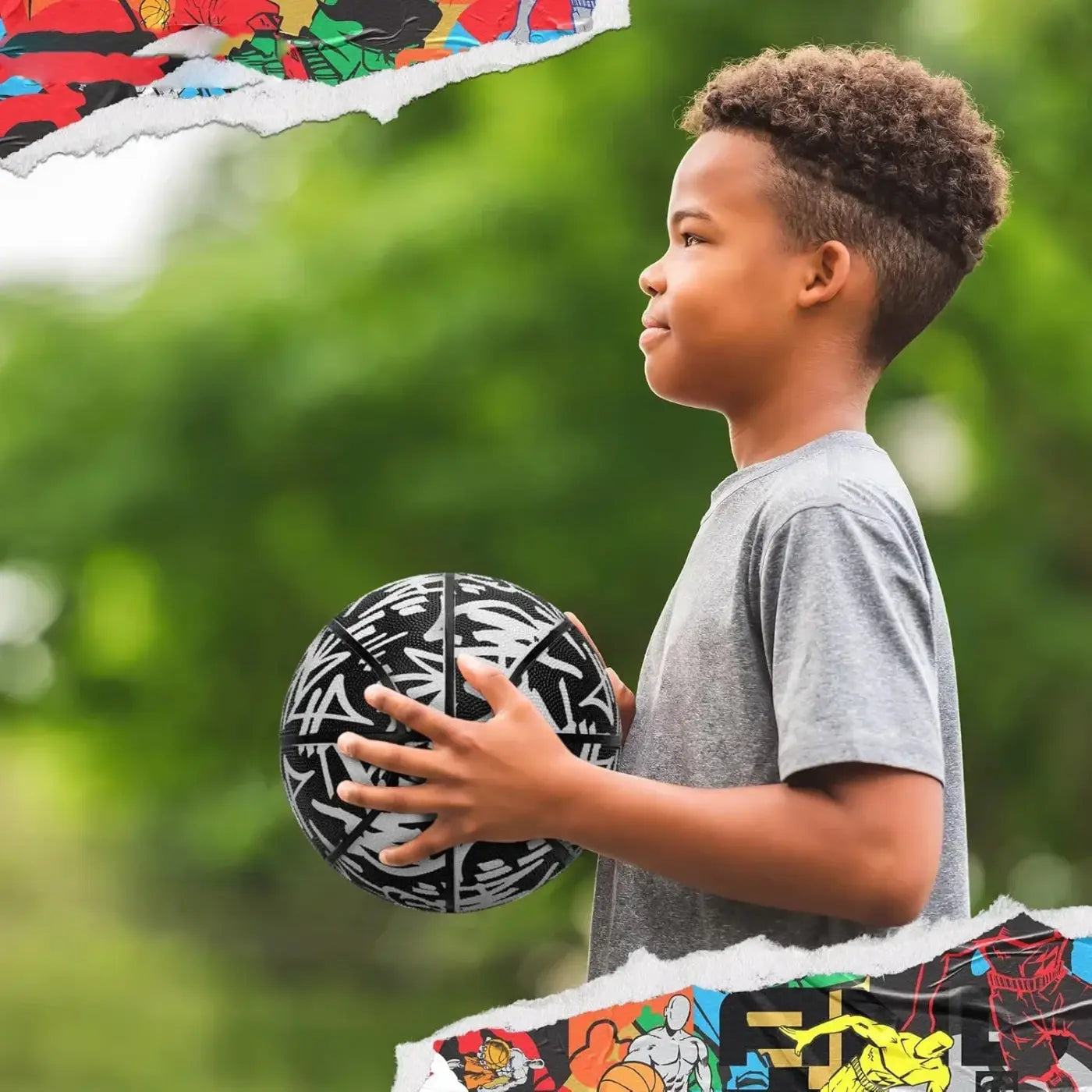 The Ball Depot basketball: Premium Design Rubber Basketball
