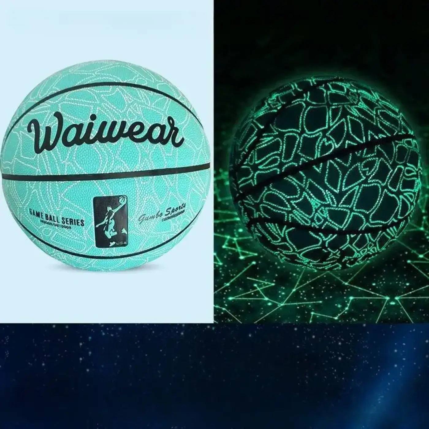 The Ball Depot basketball: Professional Glow-in-the-Dark Basketballs